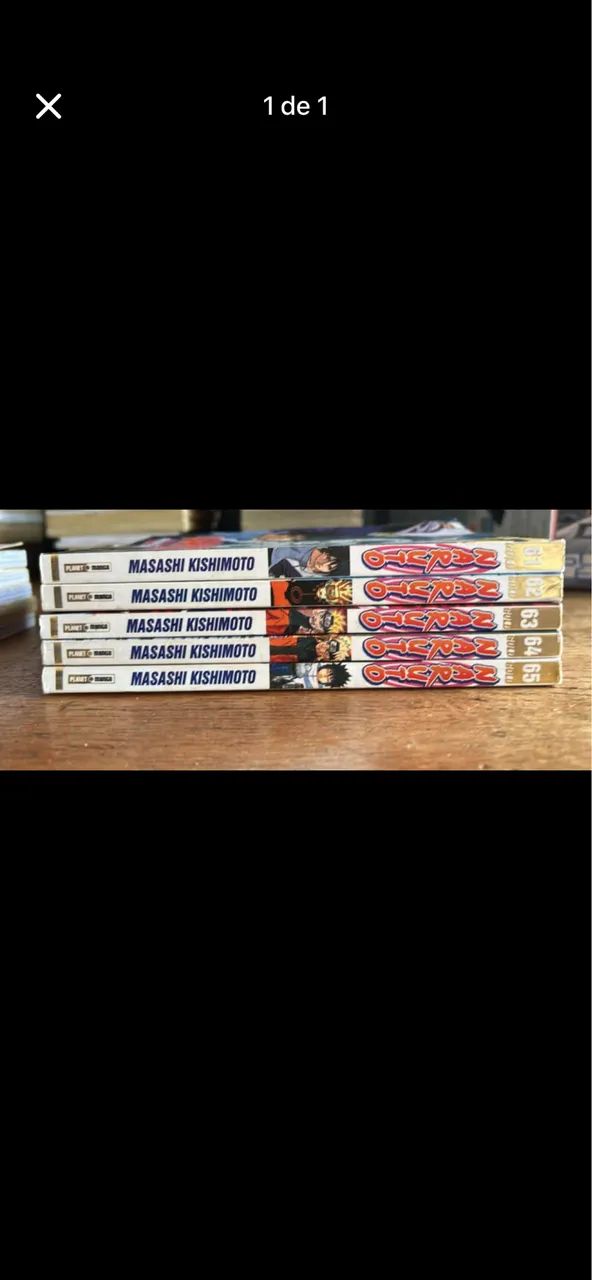 Coleção Naruto (Vol. 61 ao 65) 