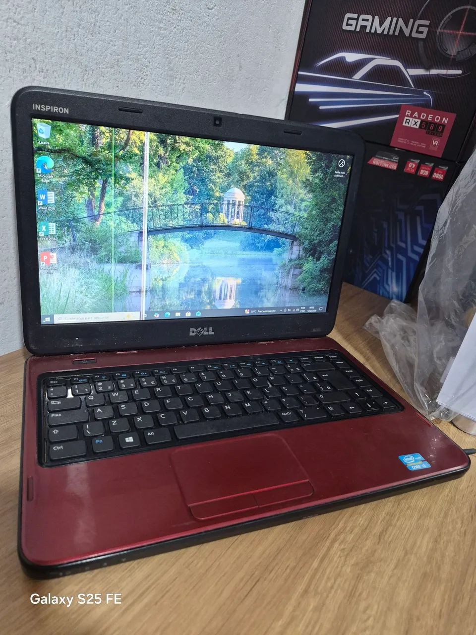 Notebook Dell 14 polegadas usado.