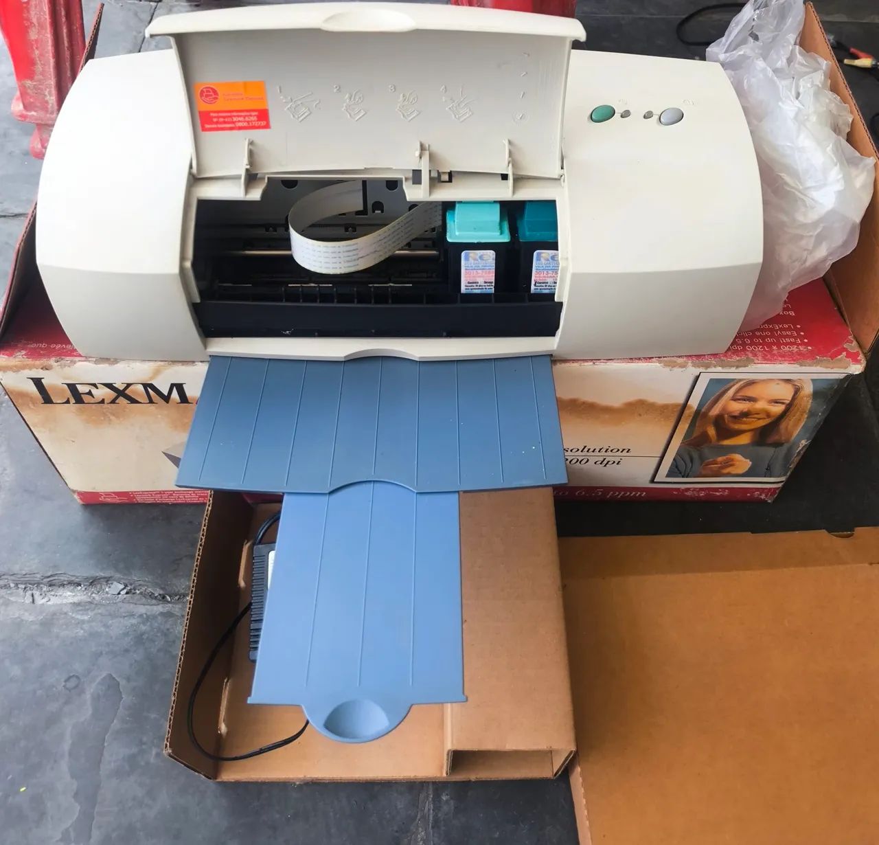 Impressora Lexmark Z22 jato de tinta +scanner TCÊ S420 no estado