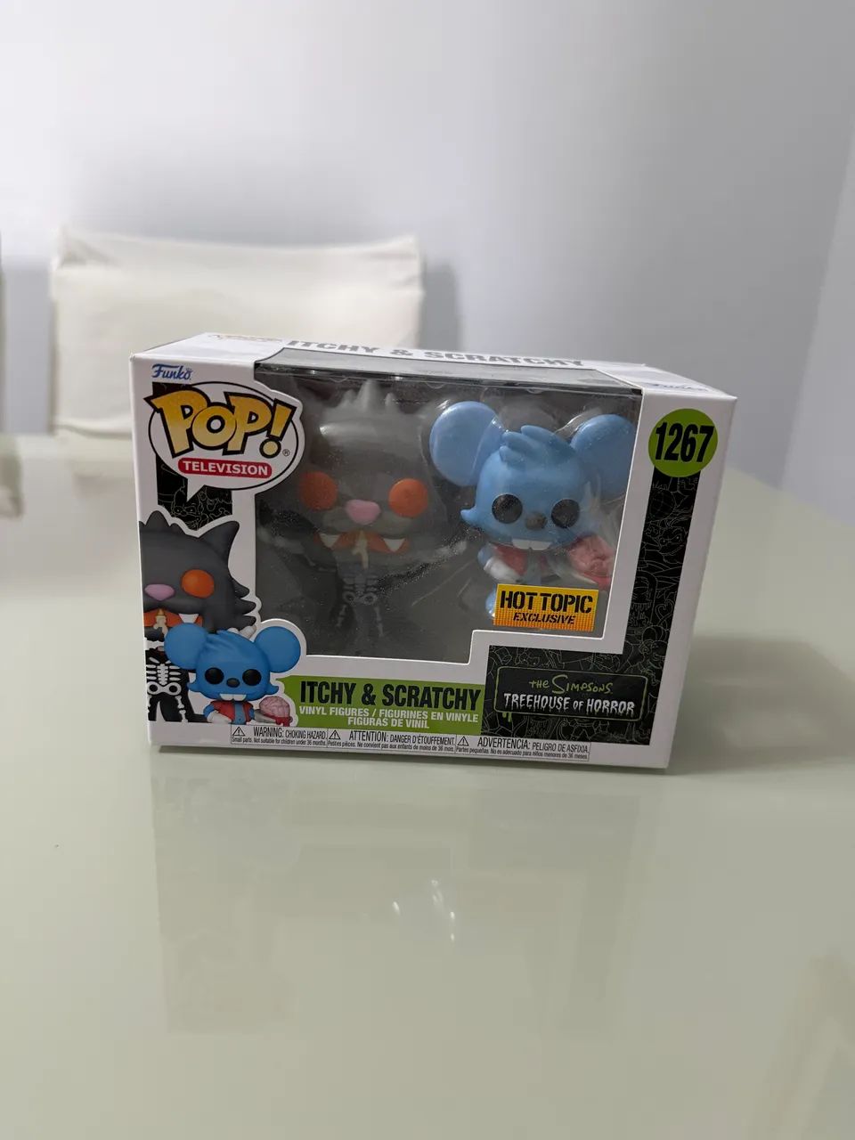 Funko Pop - Simpsons - Comichão e Coçadinha - Itchy & Scratchy 1267 - Foto 3