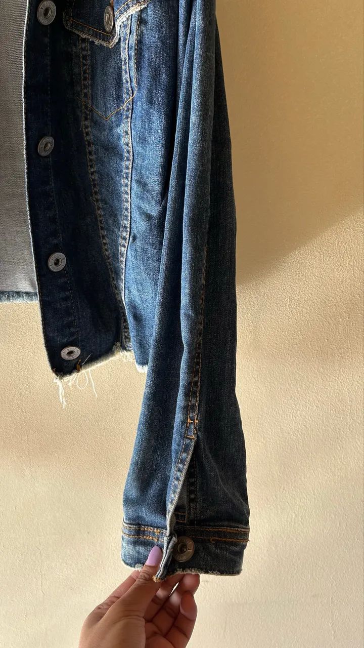 Jaqueta jeans escuro - Foto 3