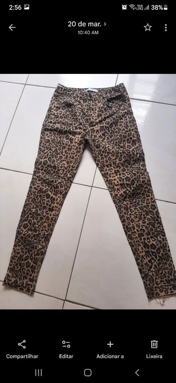 Calça feminina (usada) - Foto 2