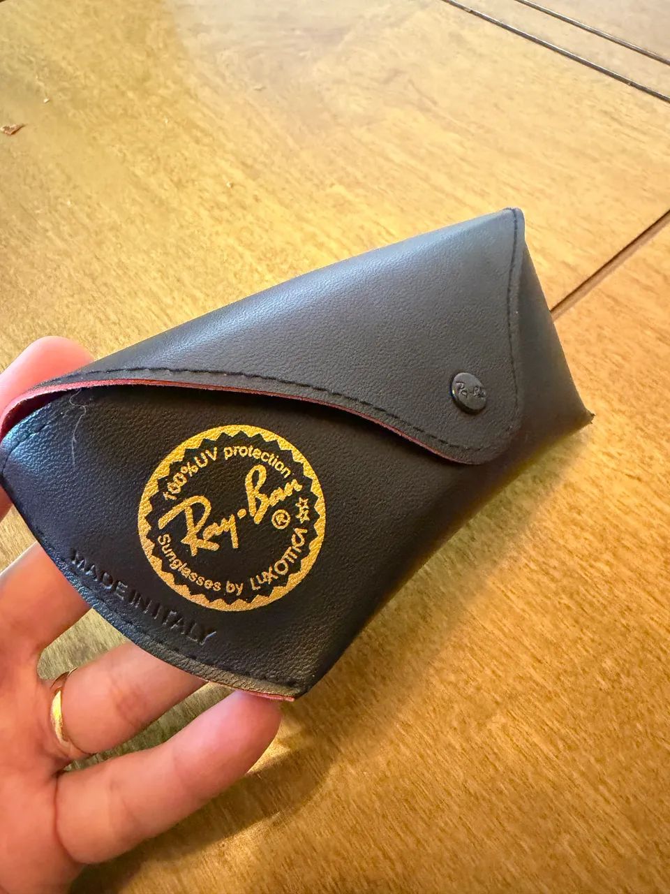 Óculos estilo Aviator com acessórios Ray-Ban - lentes polarizadas - Foto 4