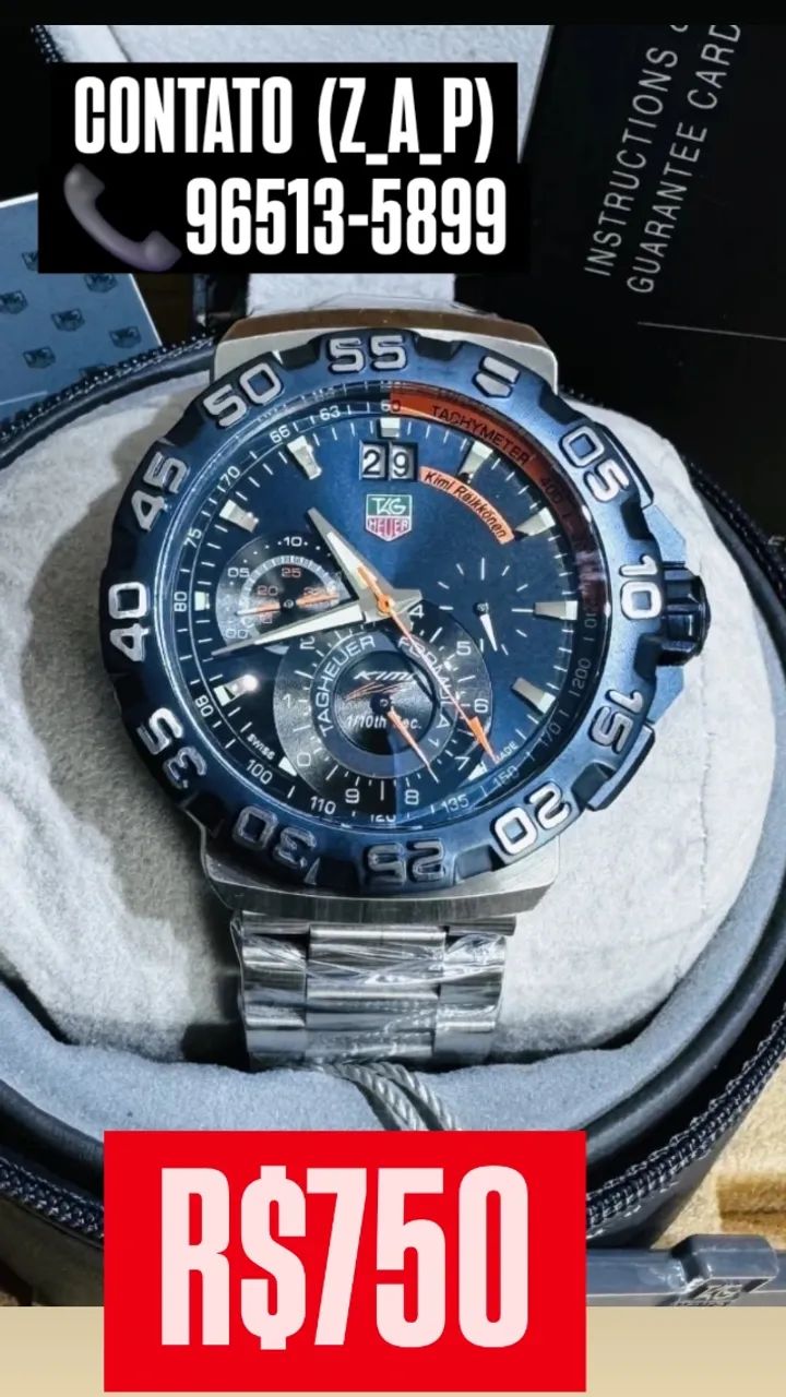 Relógio TAG HEUER FORMULA 1 MODELO KIMI RAIKKONEM (raridade) - Foto 2