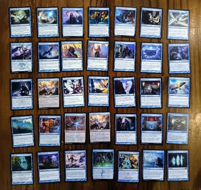 Lote Magic The Gathering 330 Cartas + Brinde Cartas Azul LT 02 - Foto 2