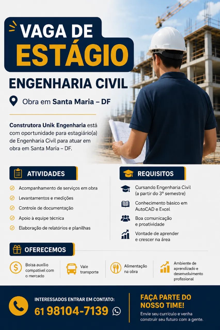 VAGA DE ESTÁGIO