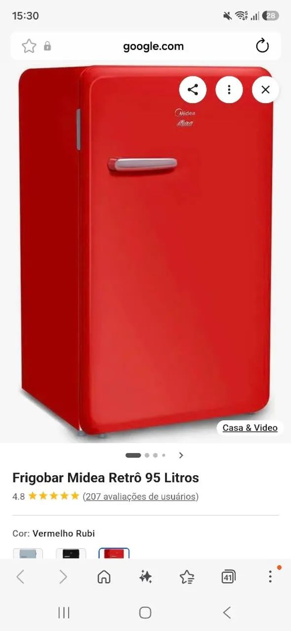Vendo Frigobar 1000 reais
