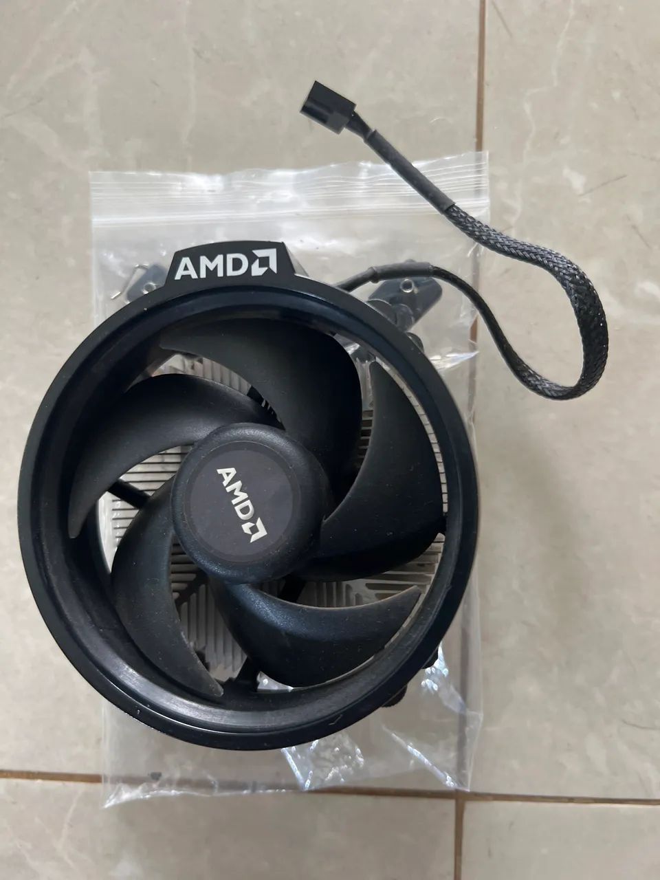 Cooler Amd Wraith Stealth Original Am4 65w S/led Na Caixa! (Usado) - Foto 2