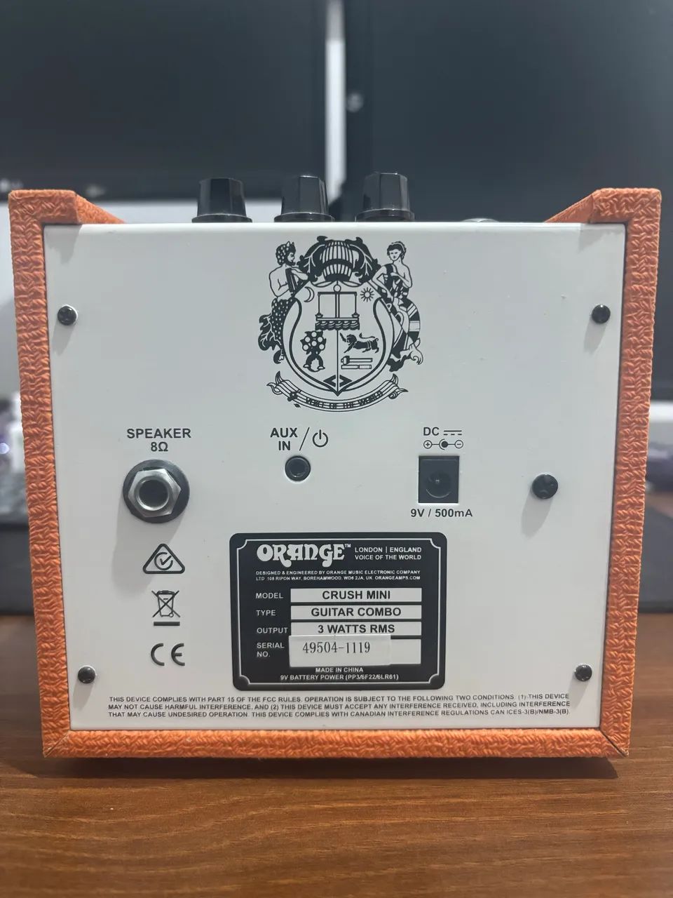 Amplificador Orange Crush Mini - Foto 2