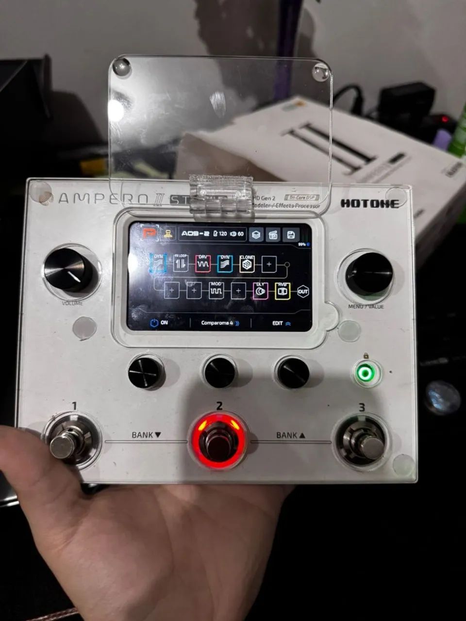 Pedaleira hotone ampero 2