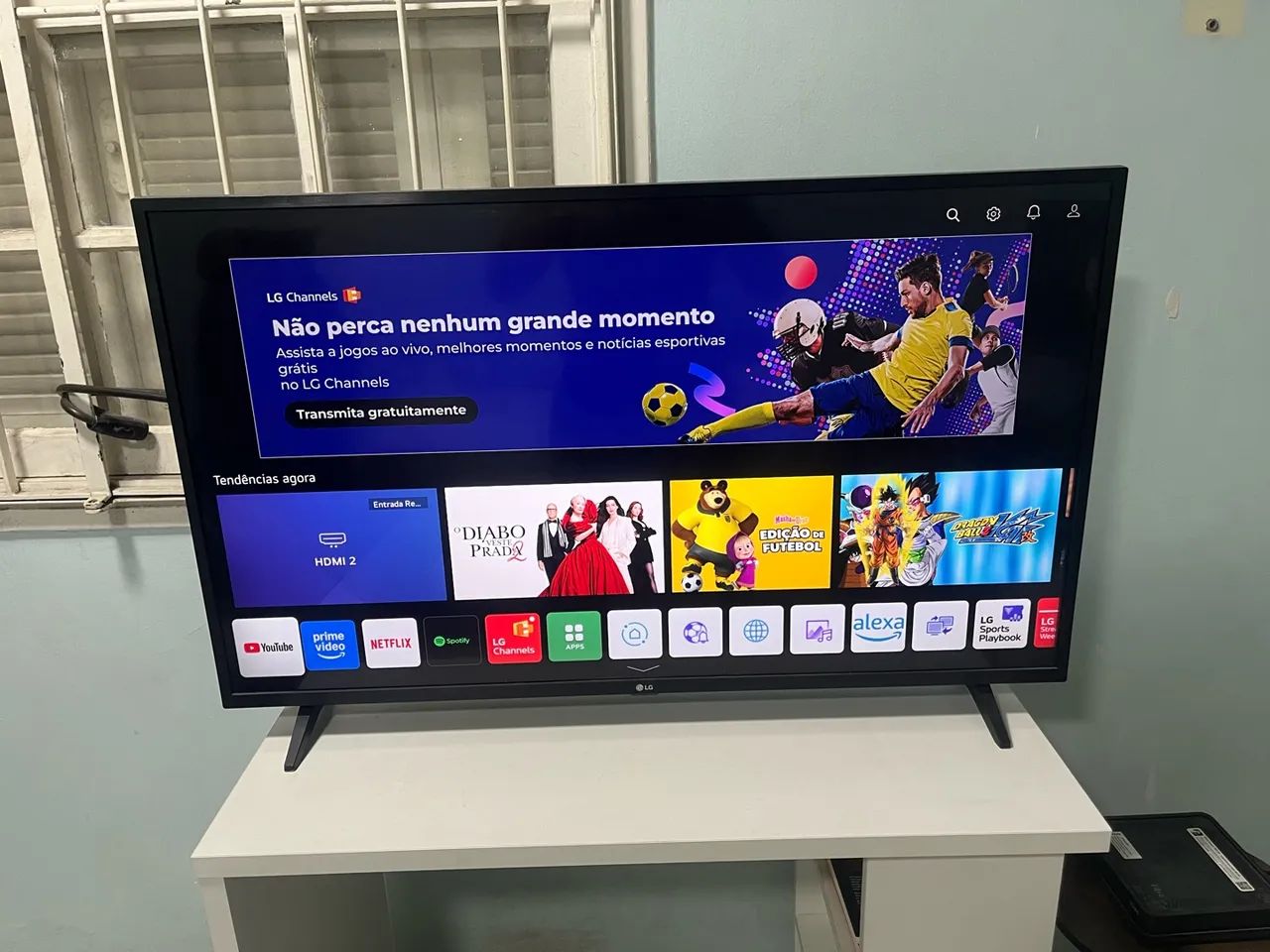 Televisão Smart LG 4K 43 Polegadas 43UP7500PSF