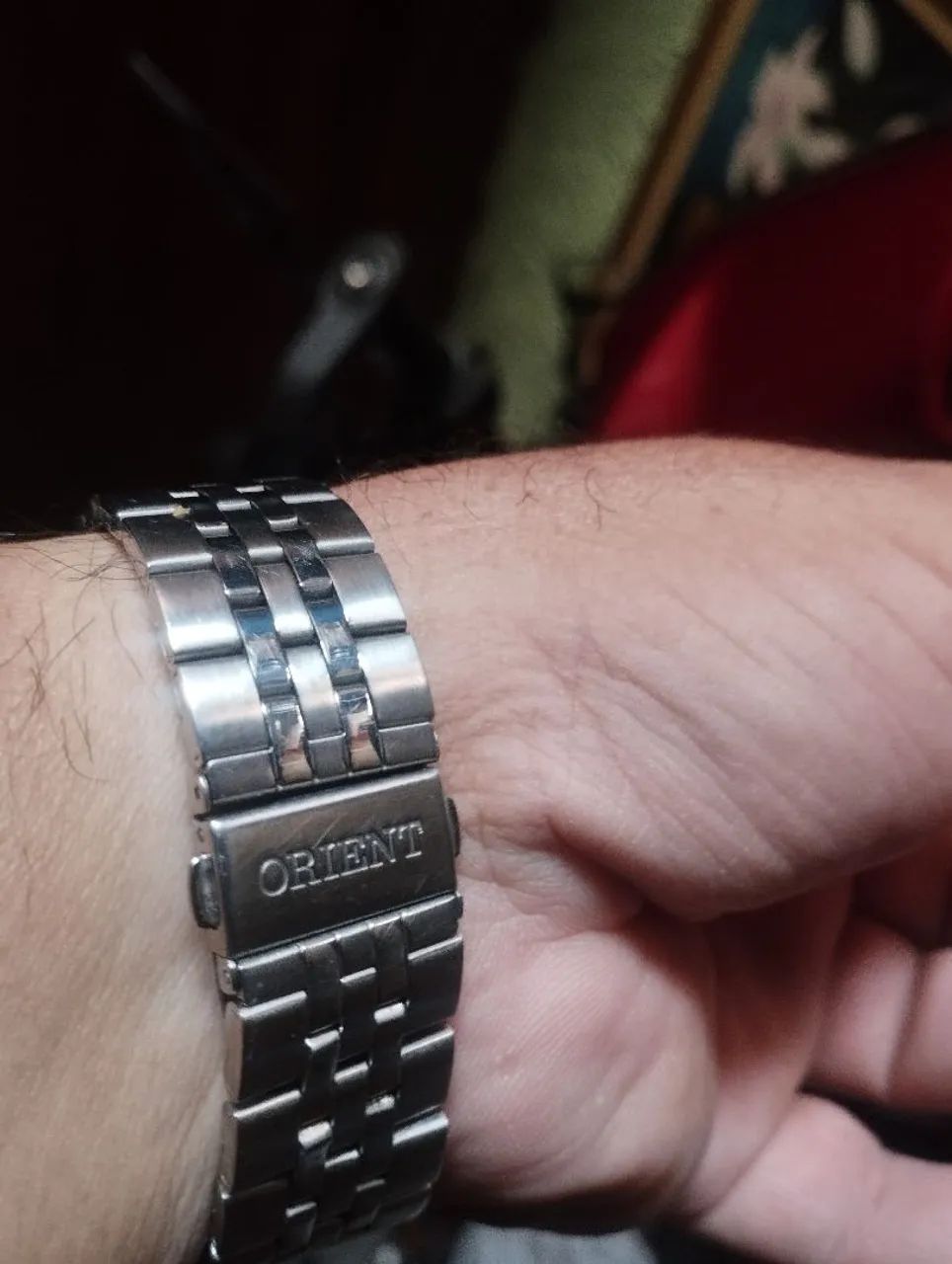 Relógio orient masculino automático novinho usado pouco  - Foto 3