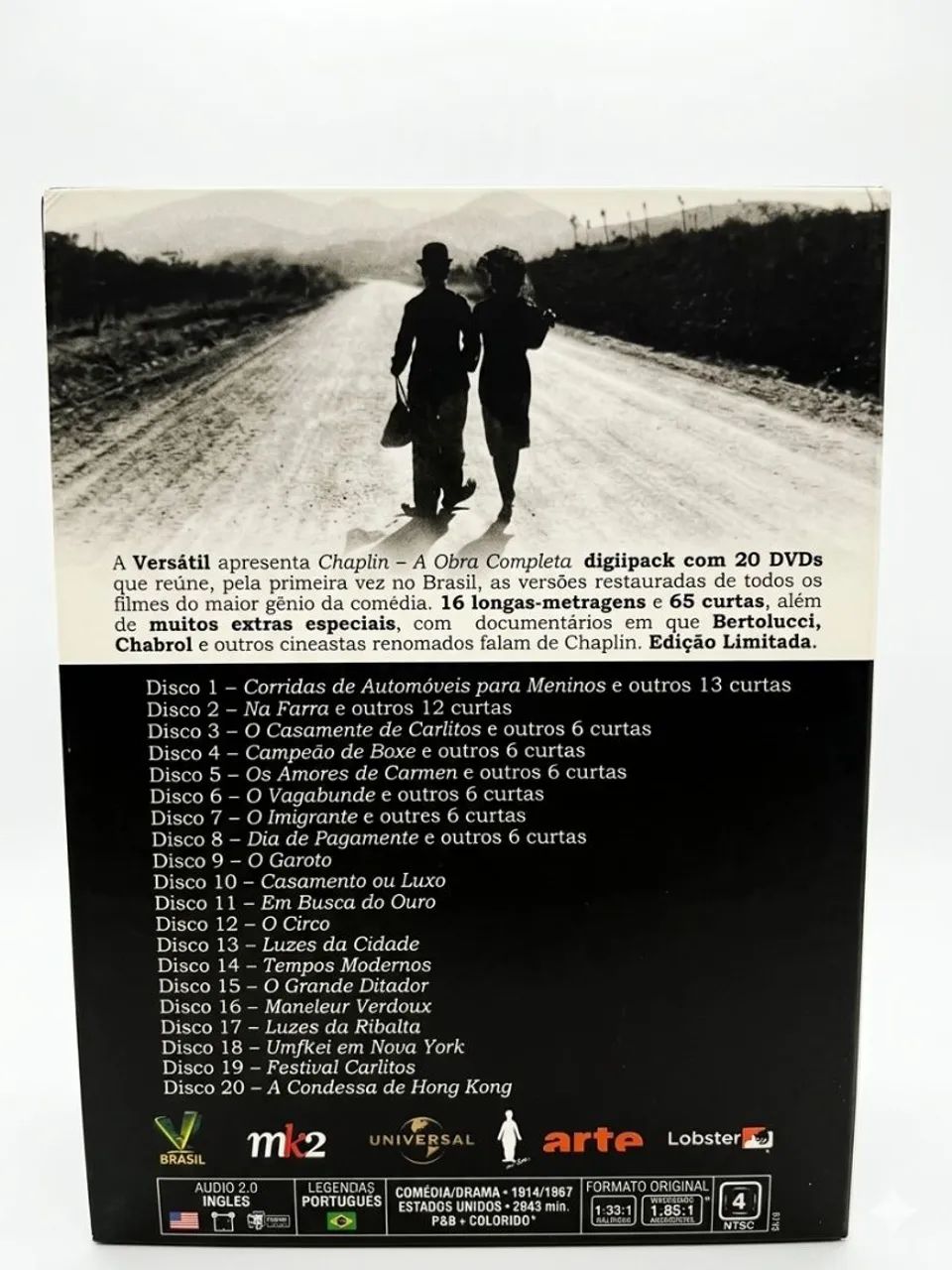 Coleção Chaplin A Obra Completa - Box 20 DVDs Versátil - Foto 2