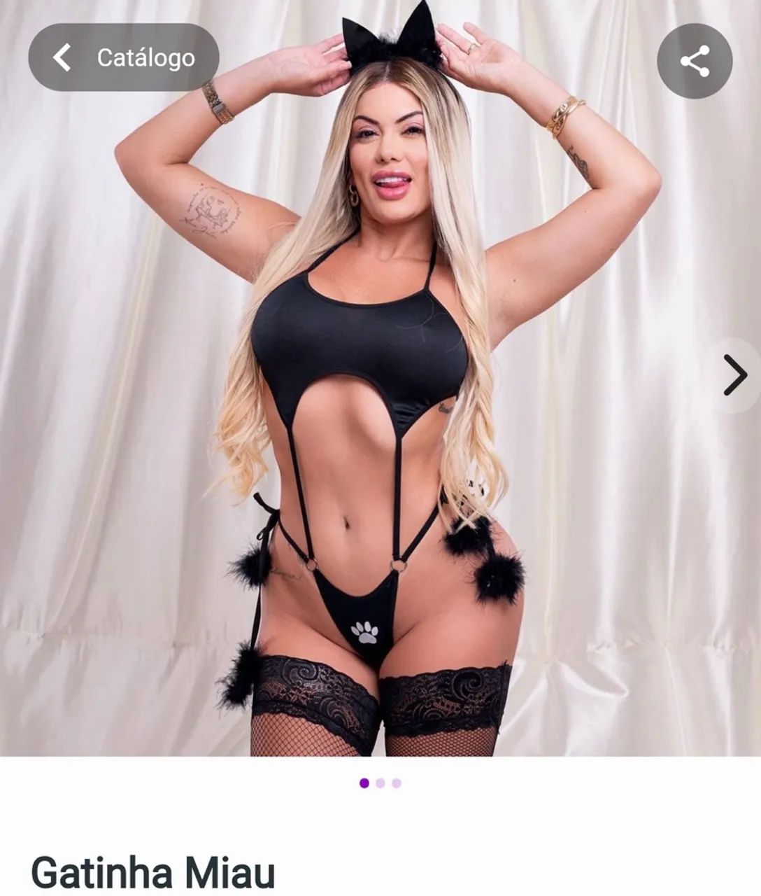 Lingerie de gatinho