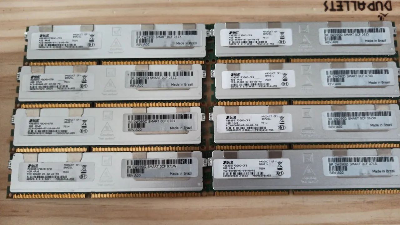 MEMÓRIA 4GB DDR3 SMART ECC PC3-8500R. 1066Mz. - Foto 2