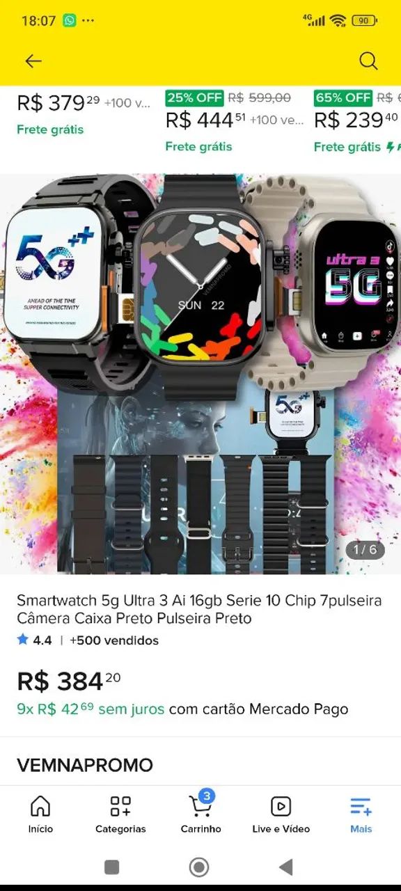 Smartwatch 5g Ultra 3 - Foto 5