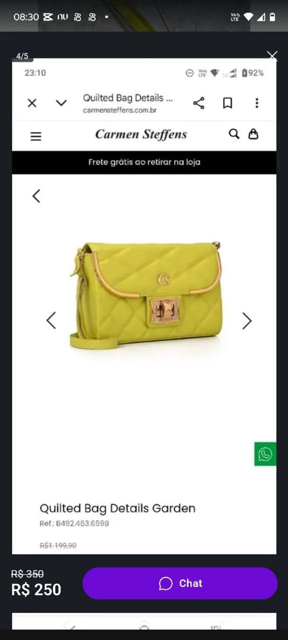 Bolsa Carmen Steffens original Nova  - Foto 3
