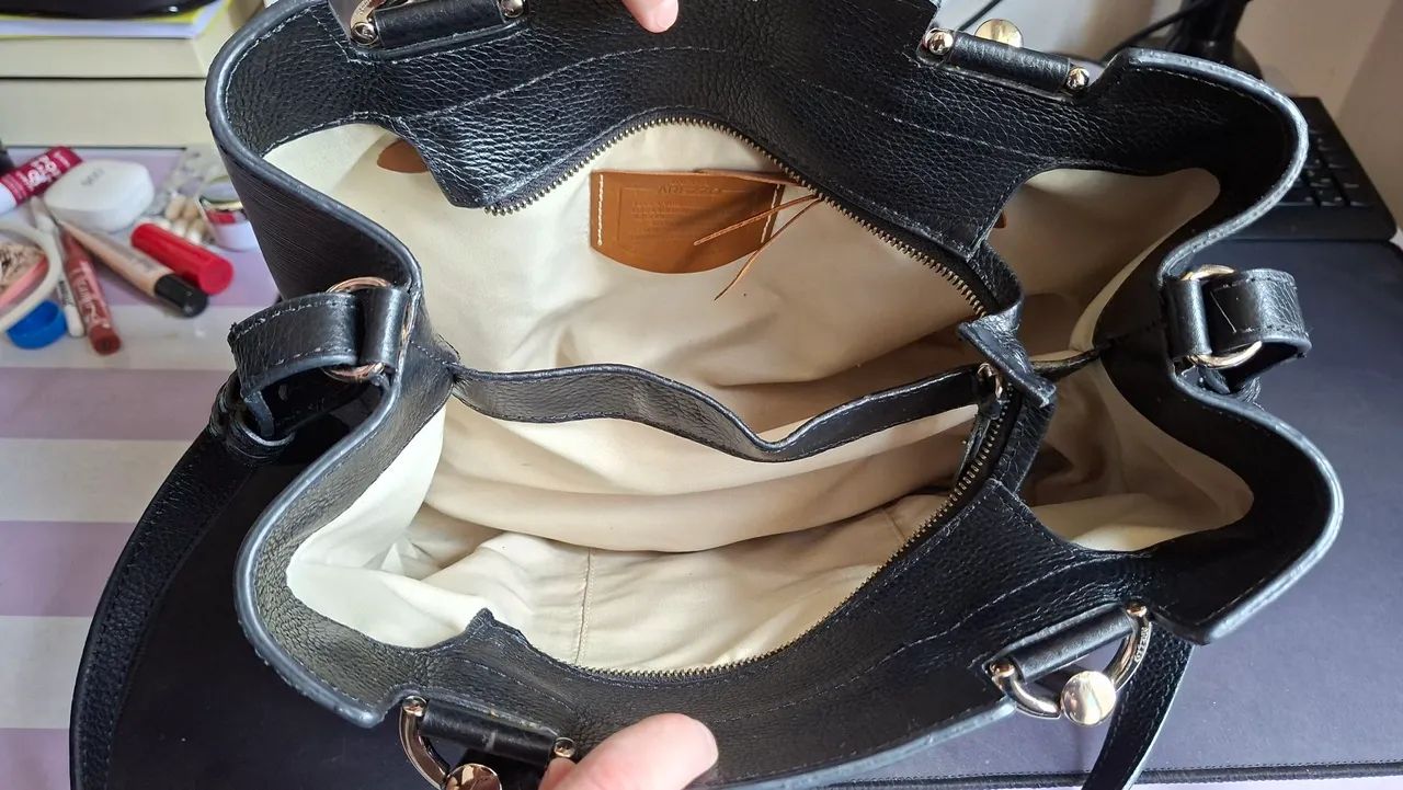 Bolsa em couro Arezzo  - Foto 3