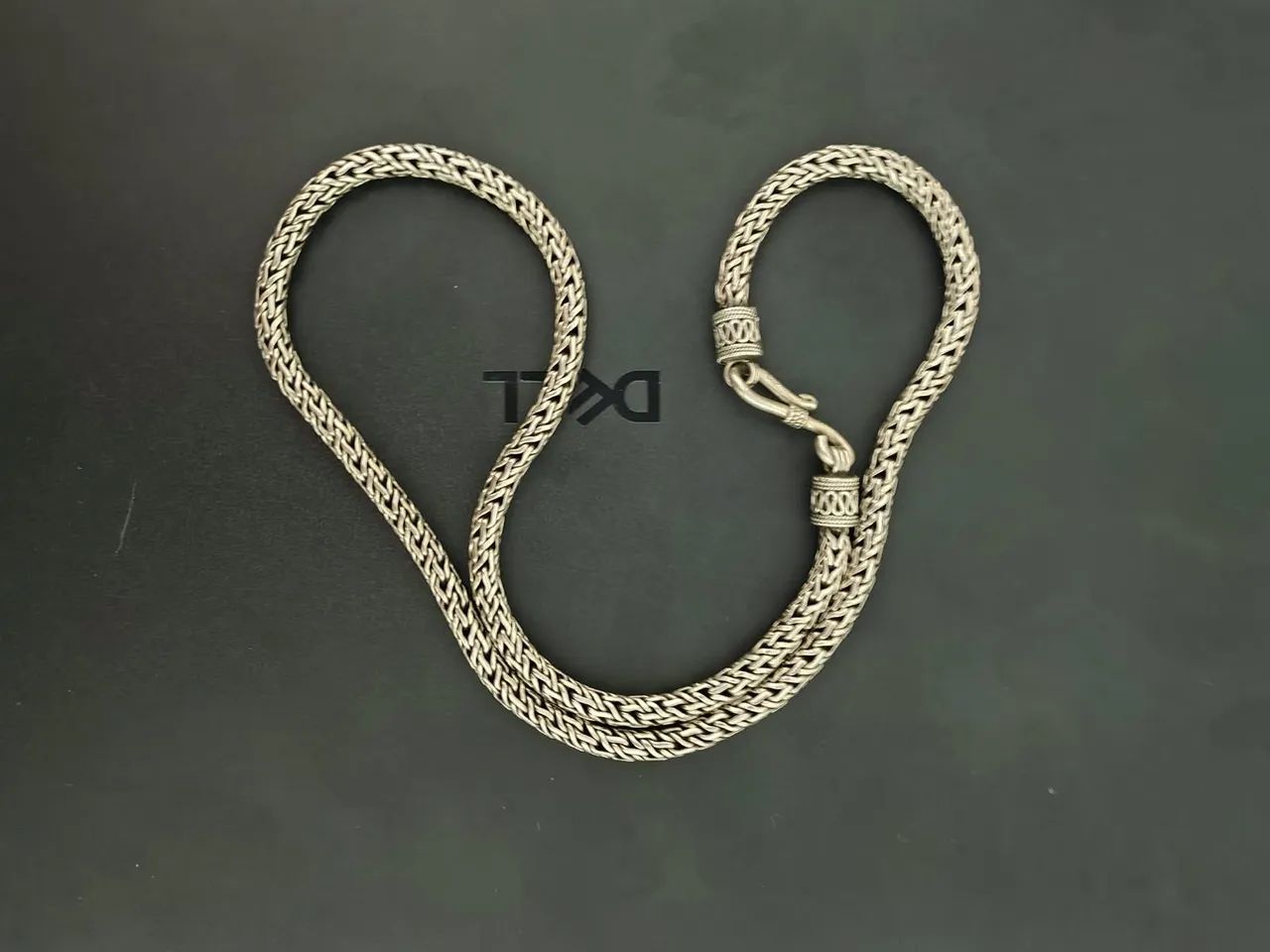Corrente pulseira prata bali - Foto 4