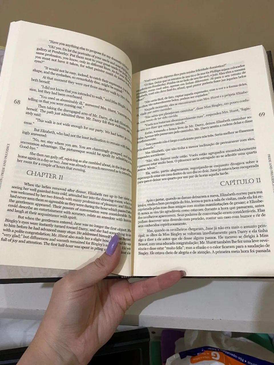 Livro Bilíngue Orgulho e Preconceito - Foto 3