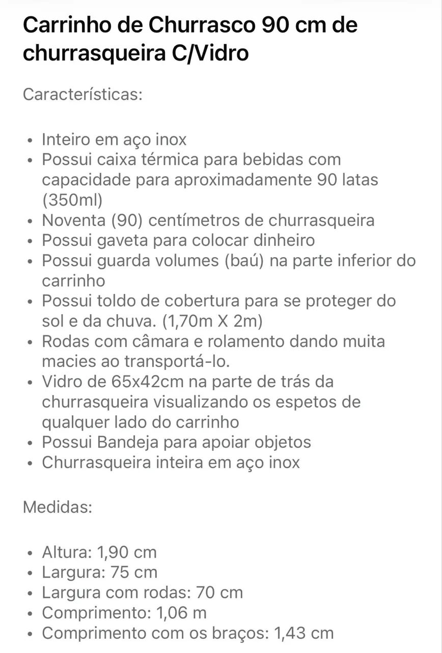 VENDE - SE Carrinho de ESPETINHOS - Foto 4