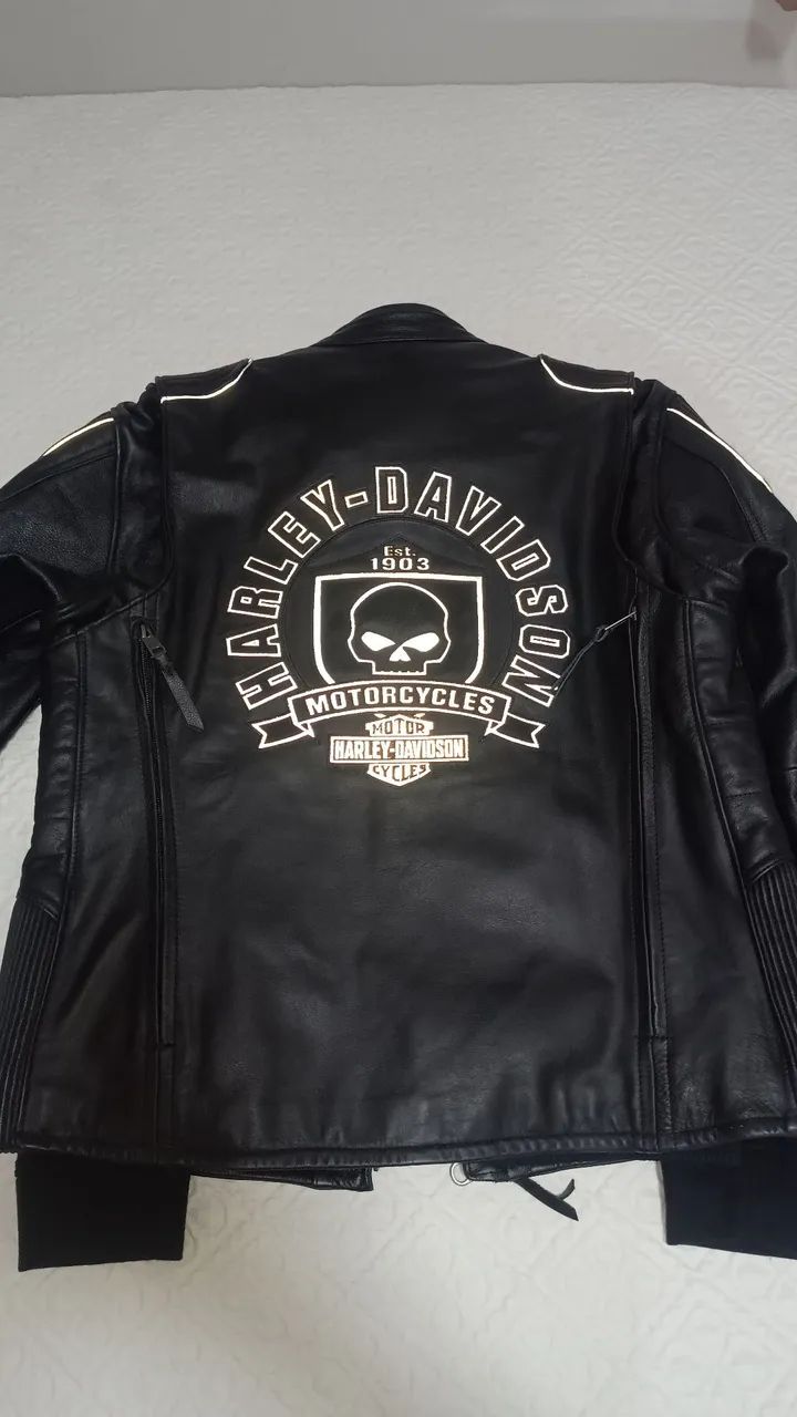 Jaqueta de couro Harley Davidson 