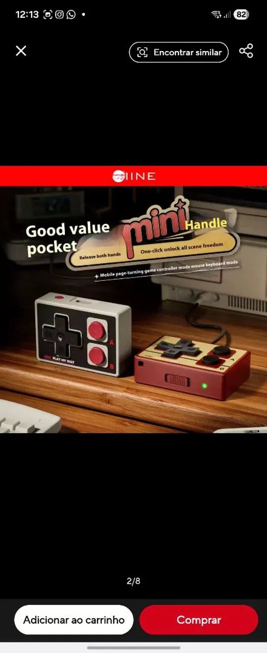 Mini Controle line Para iPhone/iPad/android Portátil - Foto 4