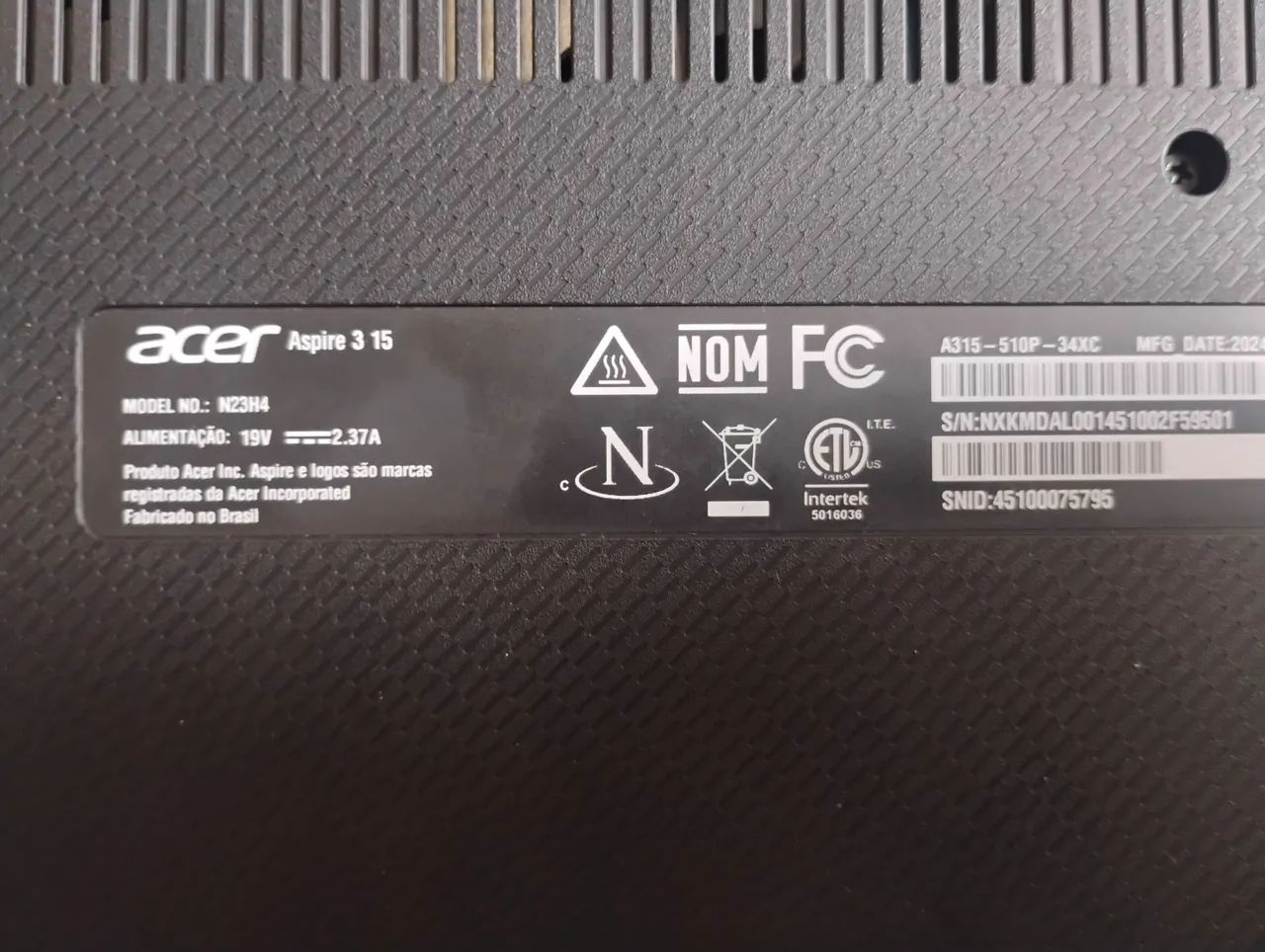 Notebook acer aspire 3 15 2025 - Foto 5