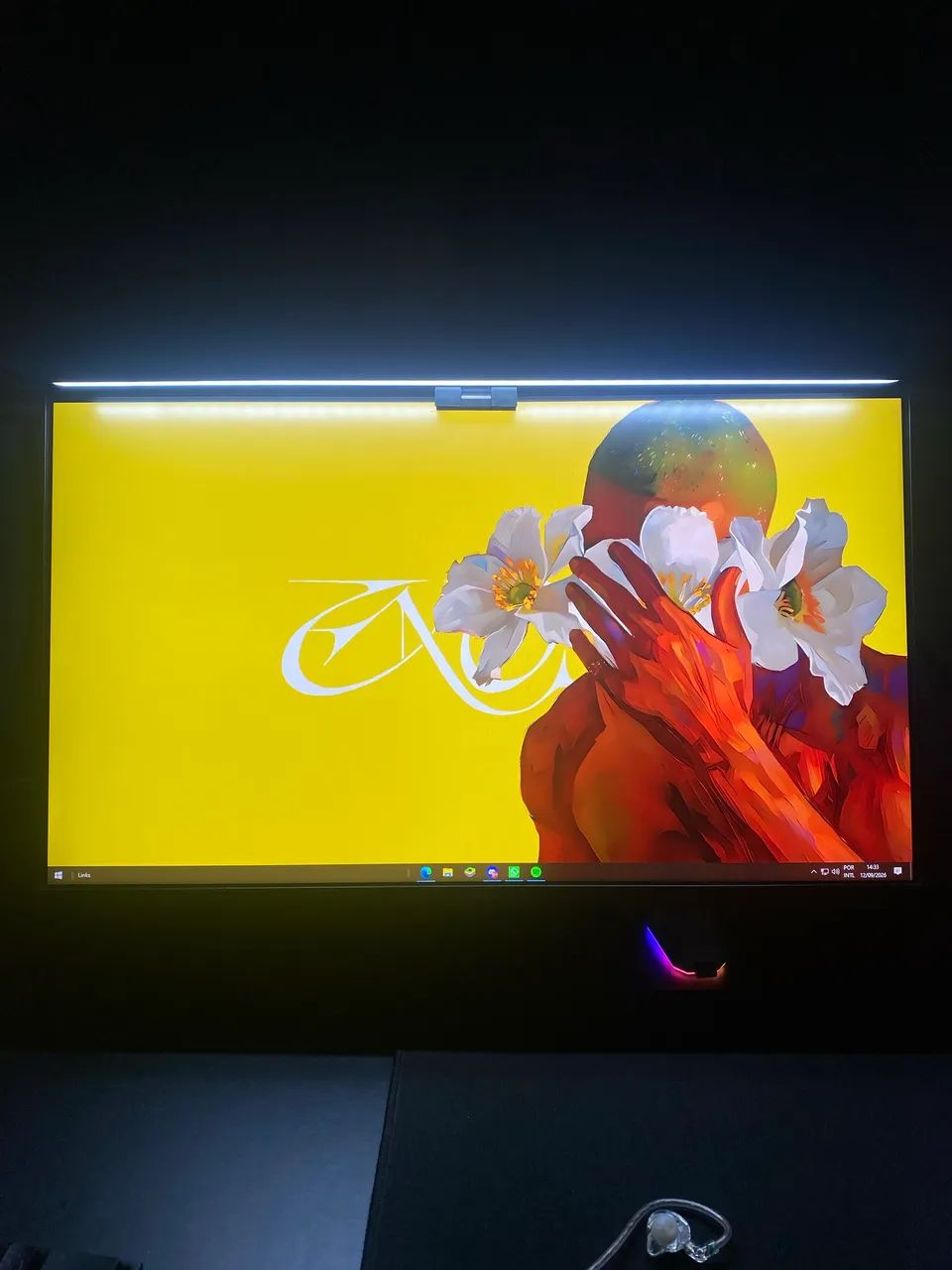 Monitor Samsung 24" Full HD IPS 100Hz - NOVO