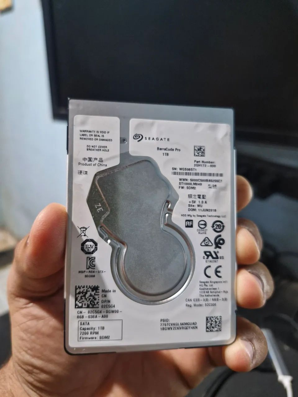 HD 1TB 2.5 " SEAGATE | TESTADO - Foto 2