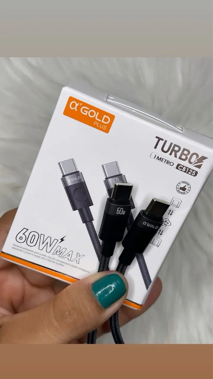 Cabos A'Gold  Tipo C /USB-C 60W - - Foto 2