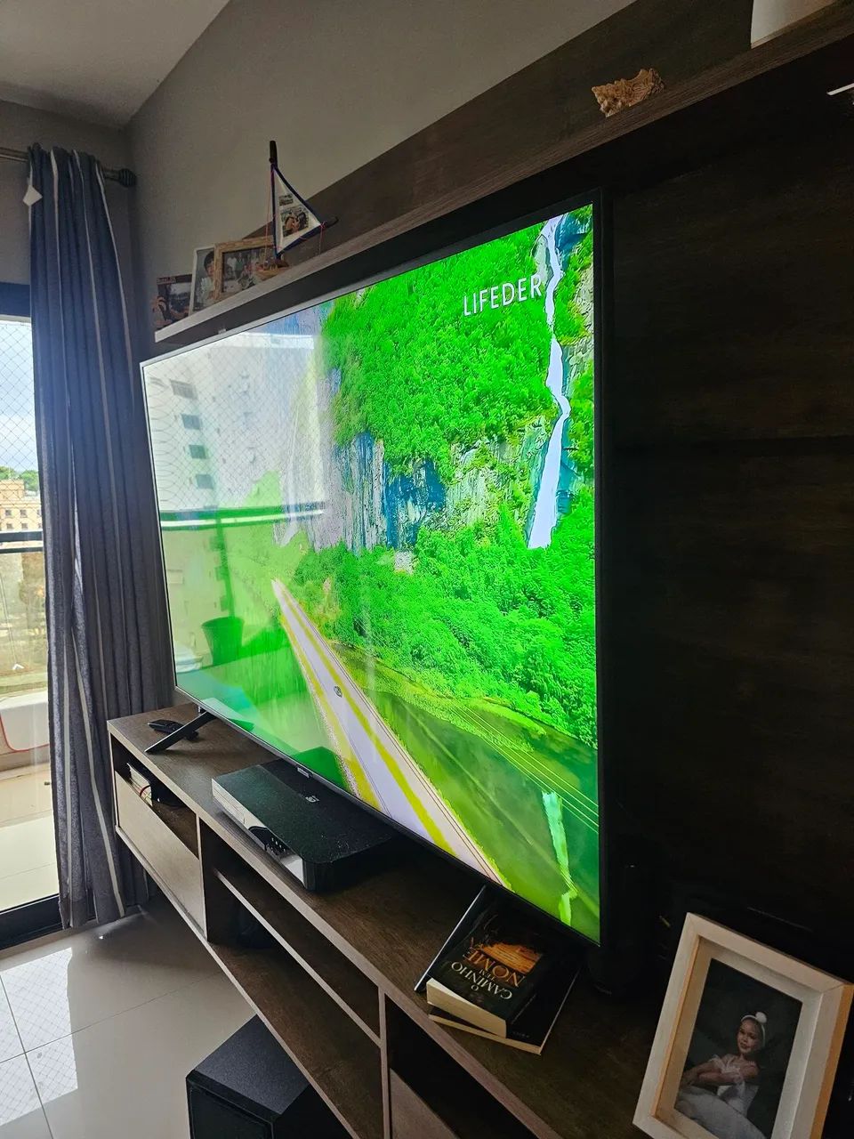 Smart TV Samsung 58? 4K UHD RU7100 - Funcionando - Foto 2