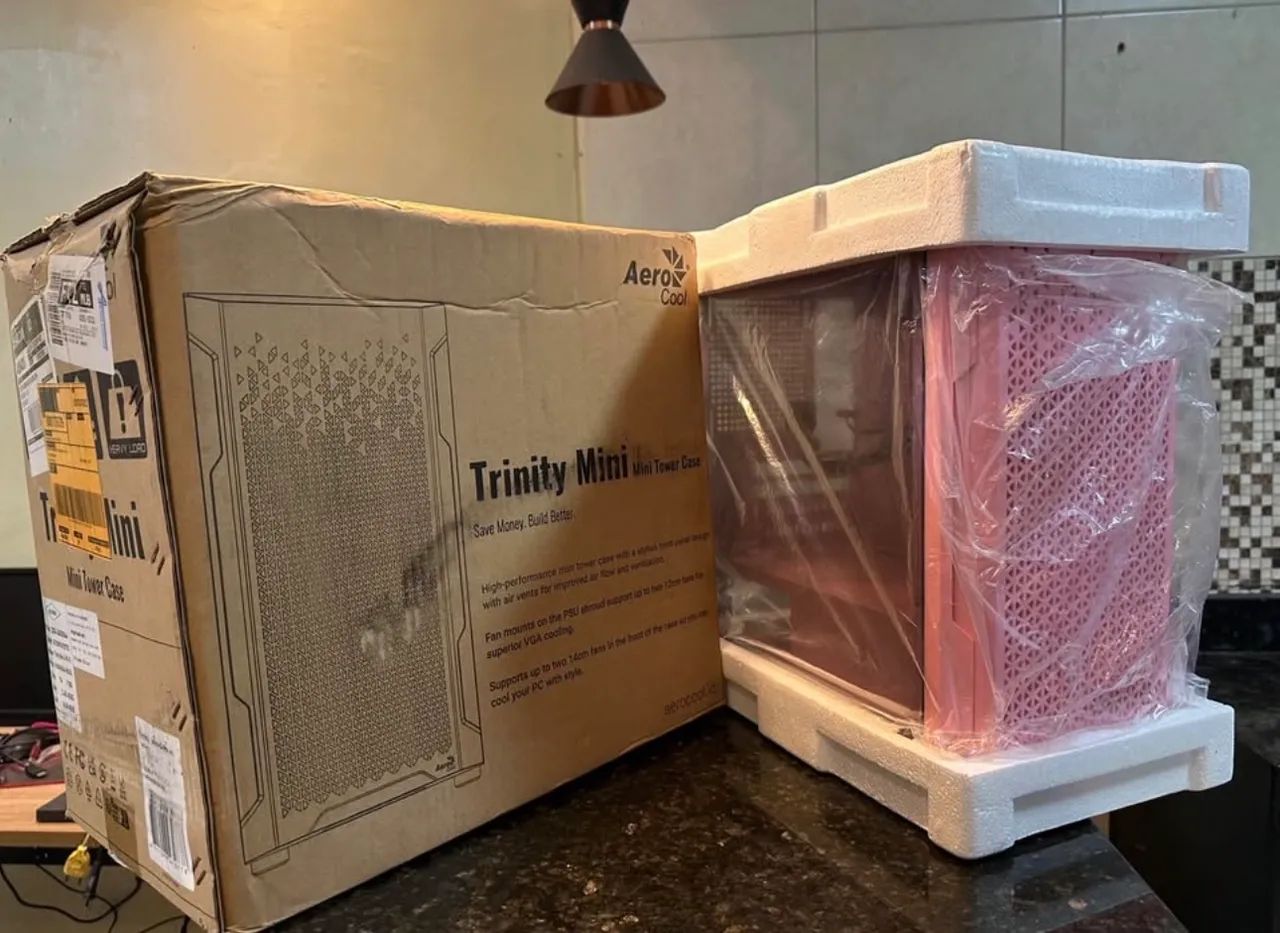 Gabinete Gamer Trinity Pink NOVO - Foto 3