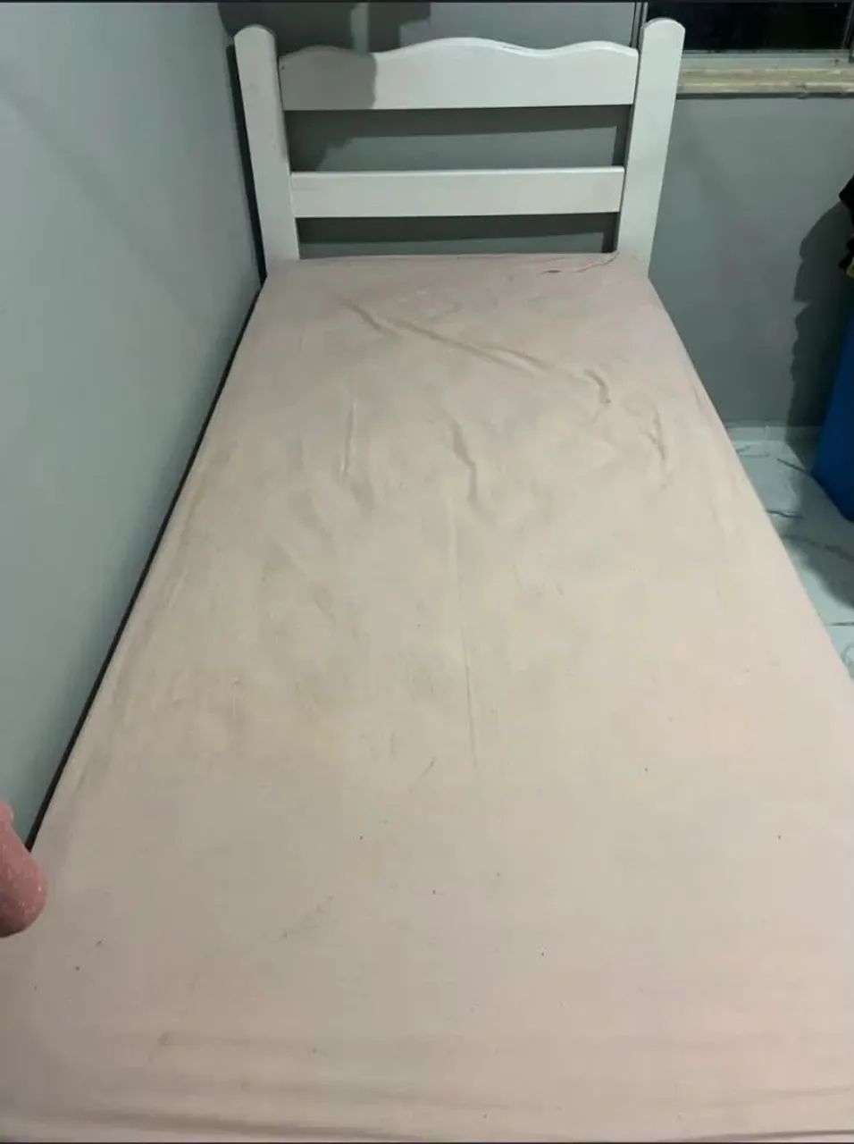 Cama  de solteiro  com colchão  - Foto 4