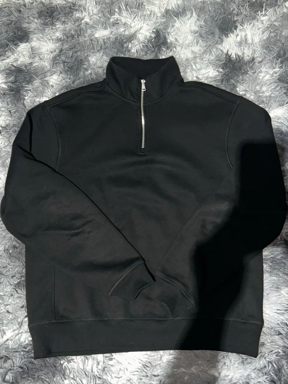 Zara Quarter Zip Preto