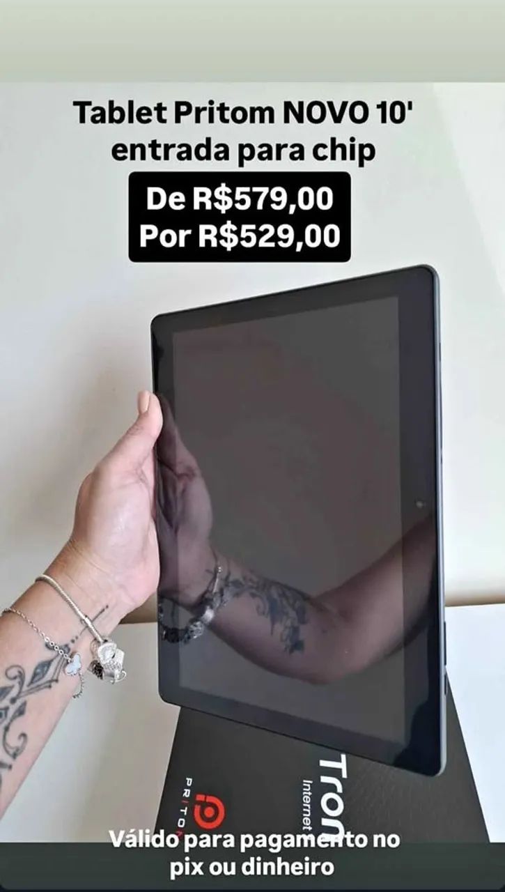 PROMOÇÃO - Tablet Pritom 10? 64GB com Chip