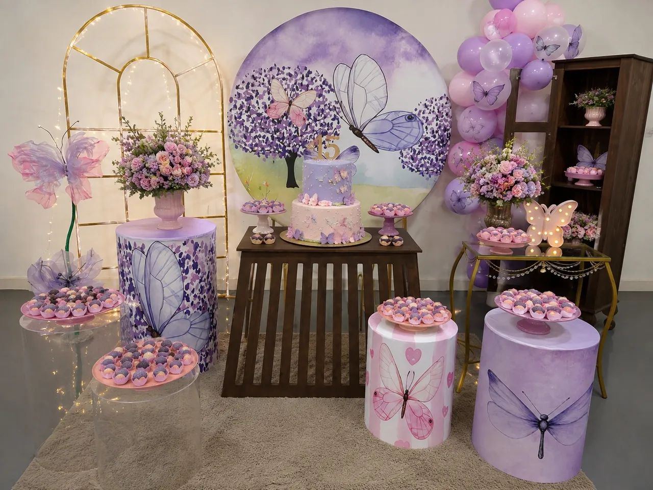 Decoração para festas e eventos com Pergolado 