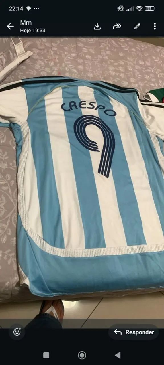 Camisa seleção Argentina antiga - Foto 2