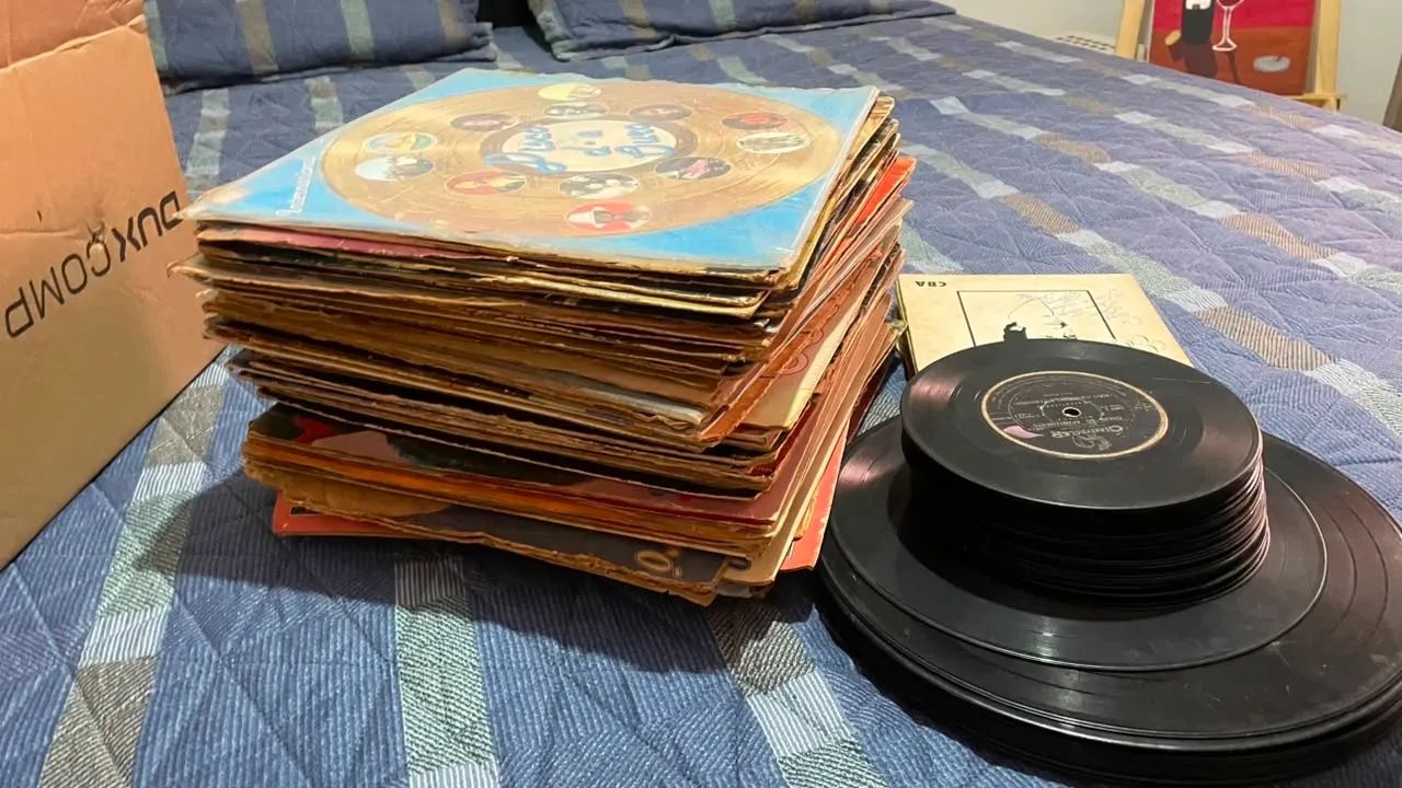 Pacote de Discos Vinil Lp MPB e Sertanejo 
