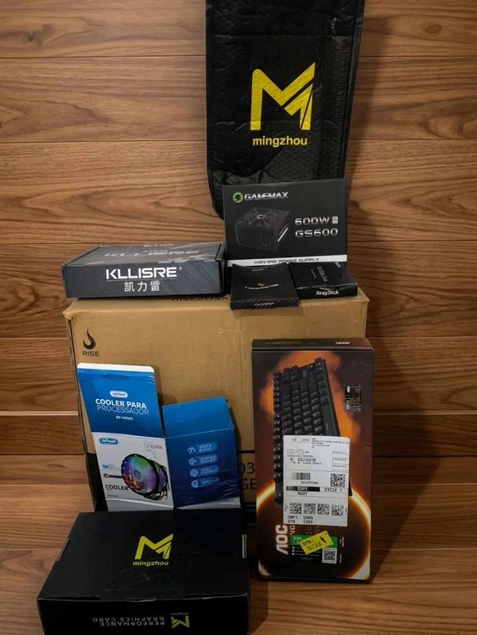 Pc gamer completo na caixa 
