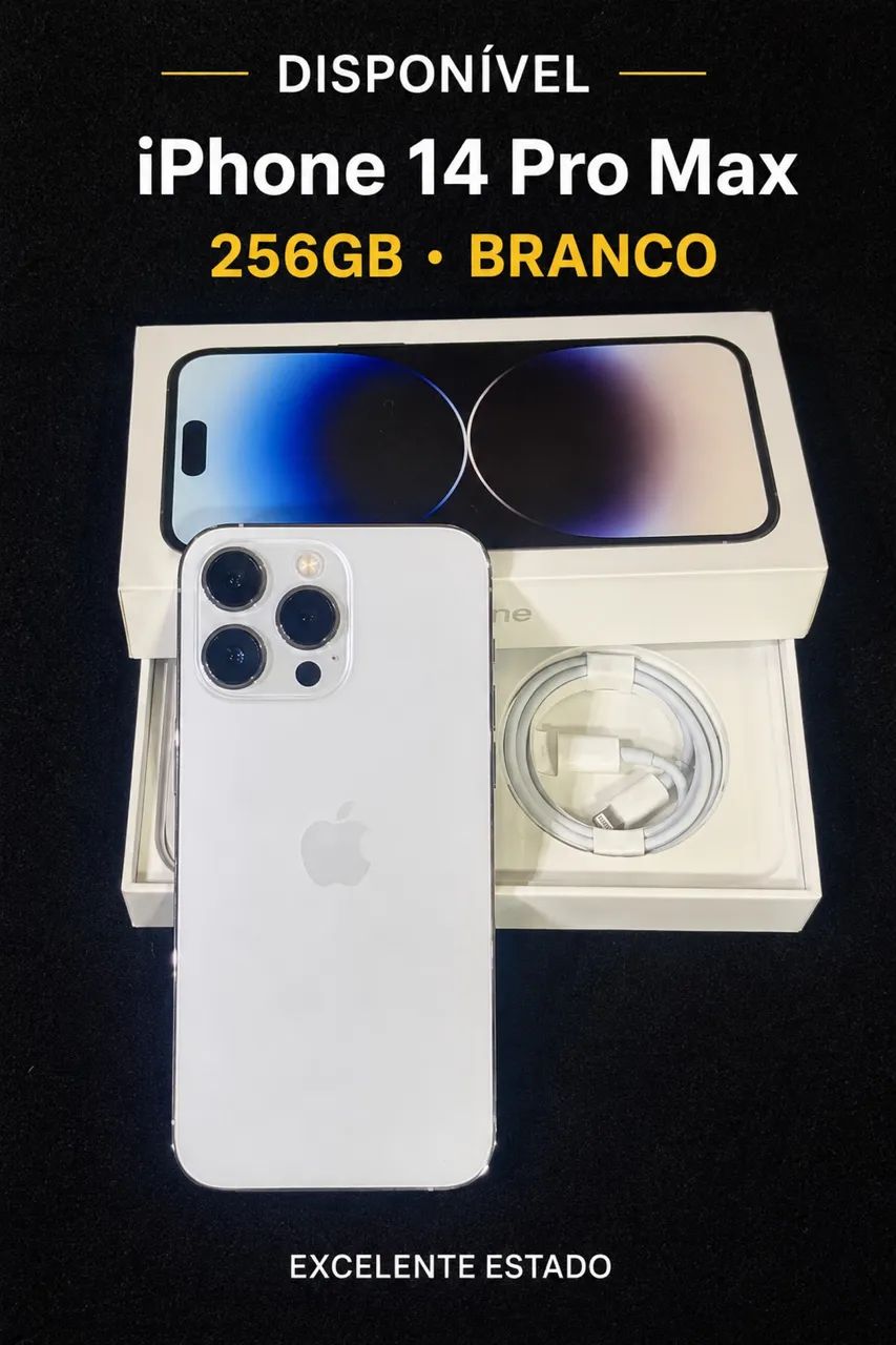 iPhone 14 Pro Max 256 GB  | Impecável | Caixa + Cabo Original