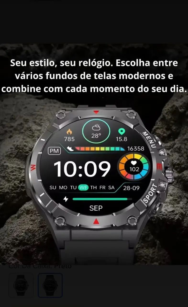 Relógio v76 Smartwatch Colmi - Foto 2
