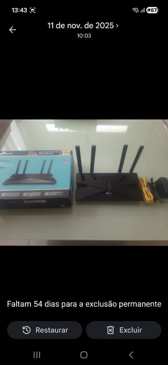 Tp-link AX50 3000 wifi 6 potência e alcance  - Foto 3