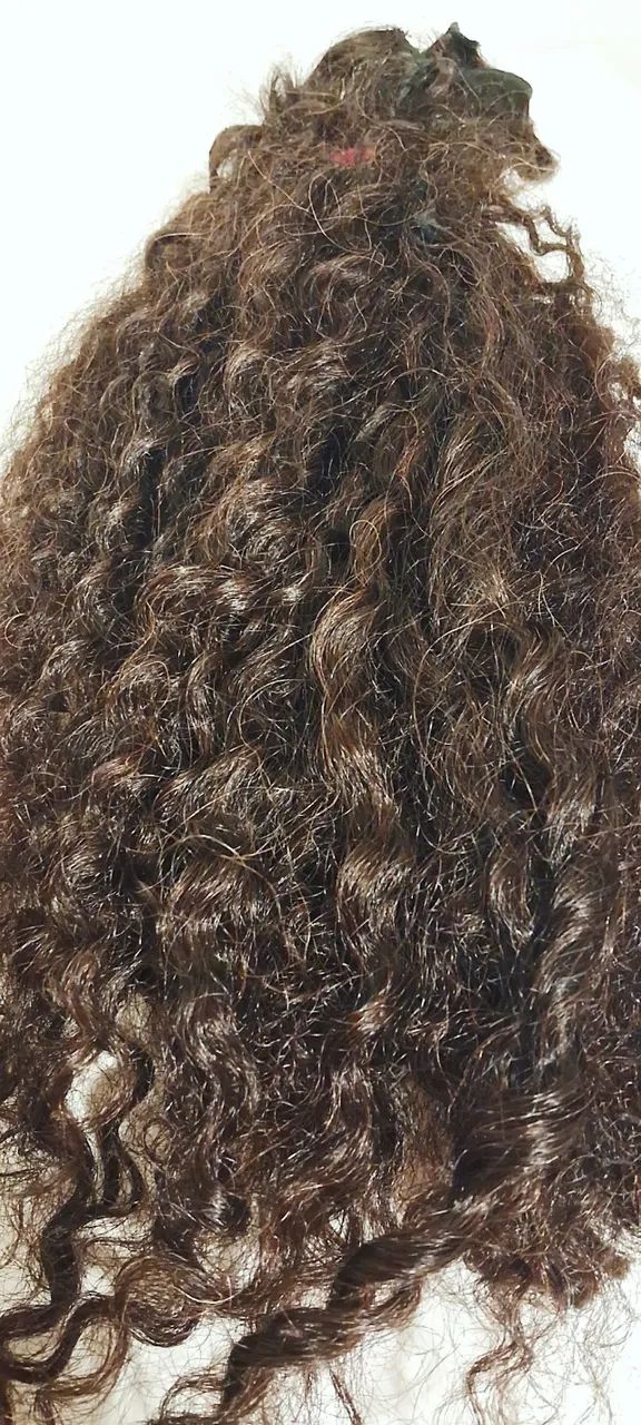 Vendo cabelo 100% Humano 120g 40cm tipo 3c. - Foto 5