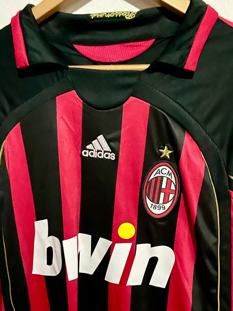 Camisa milan retro - manga longa - Foto 5