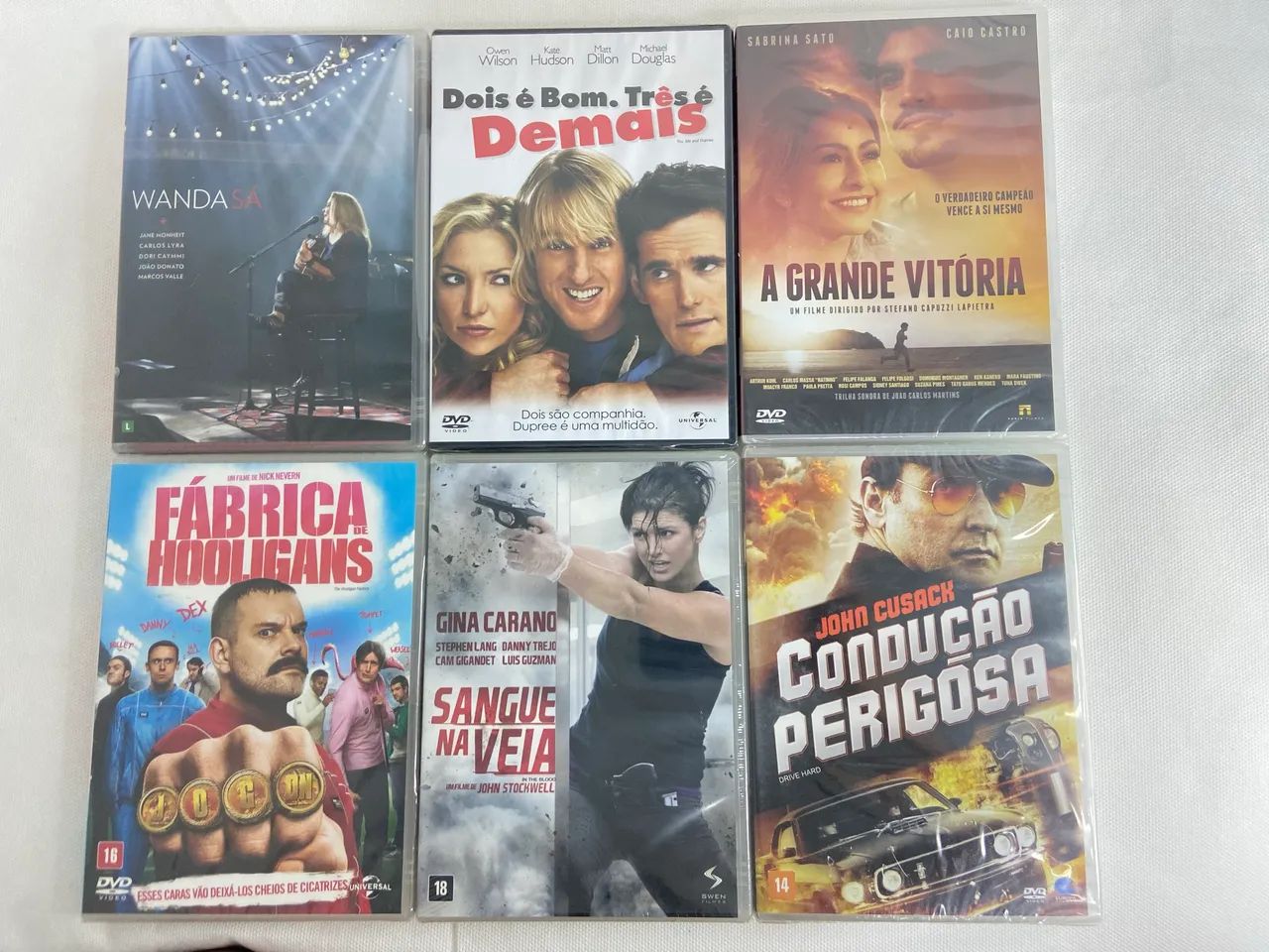 Coleção DVDs Filme Originais Lacrados Dois é Bom Três é Demais, A Grande Vitória