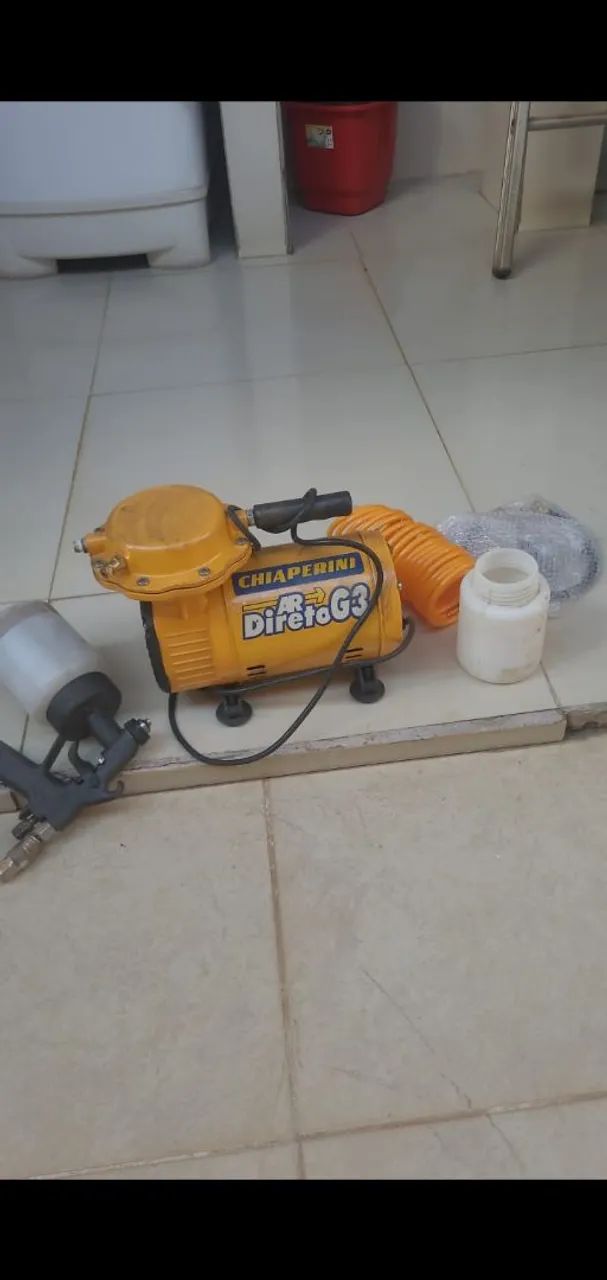 Compressor usado uma vez