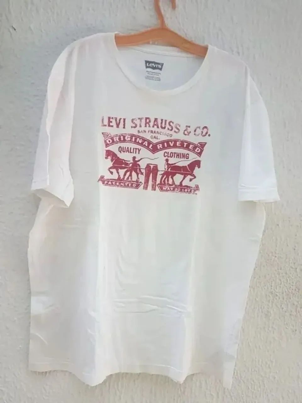 camiseta levi´s strauss 100 % algodão original