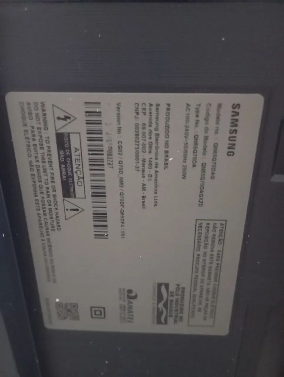 Tvs com defeito e funcionando 