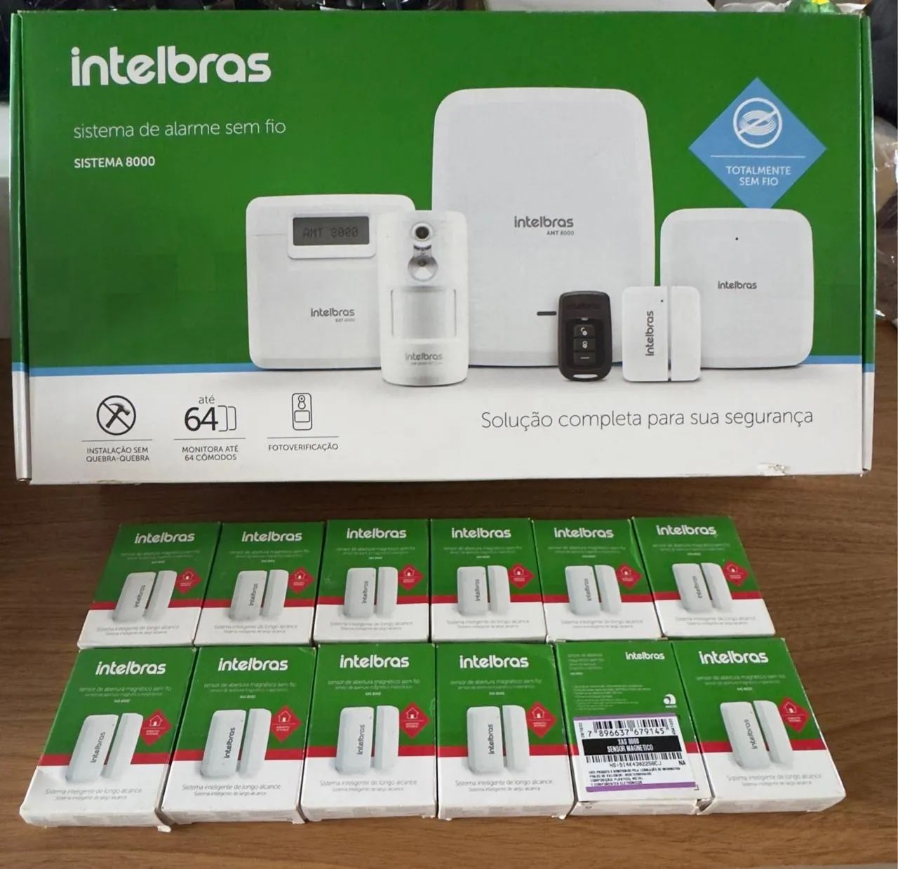 Kit de alarme Wi-Fi intelbras S8000